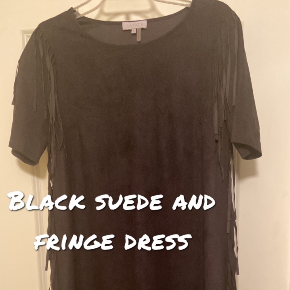 Black mini dress
